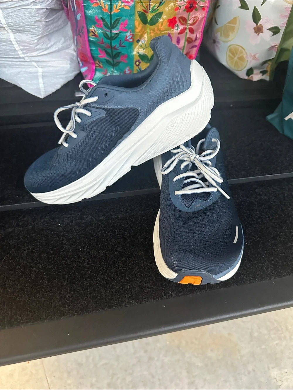 Altra Men's Navy Running Shoes with Orange Accent 11.5